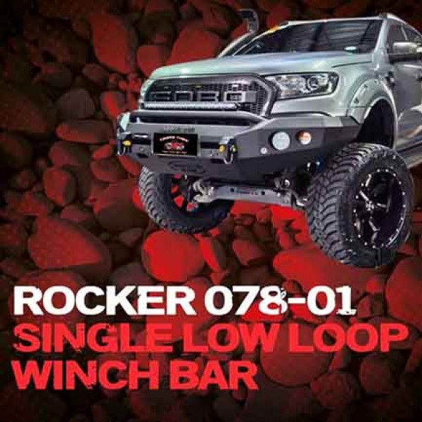 ROCKER Low Loop Winch Bar for Suzuki Jimny 98-13