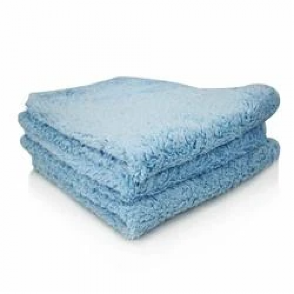 Shaggy Fur-Ball Premium Detailing Microfiber Towel, Blue 16" X 16" (3 Pack)