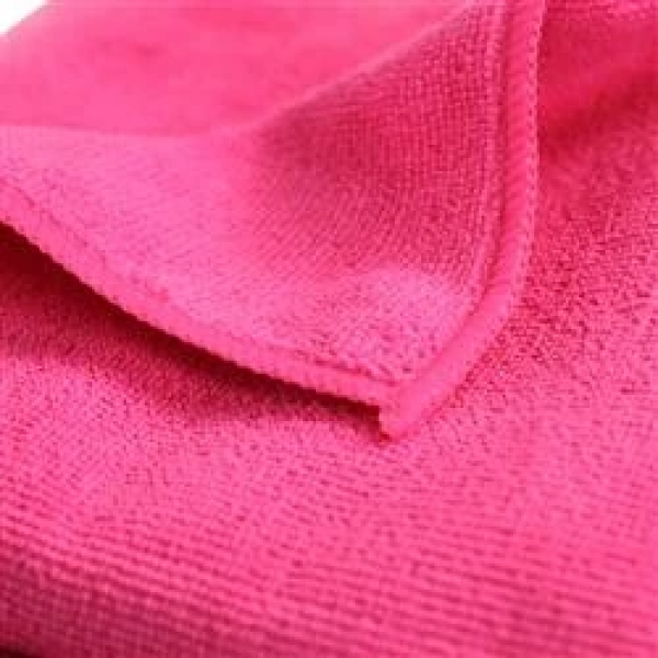 Ultrafine Microfiber Towels, Pink (15"X15"; 3 Pack)