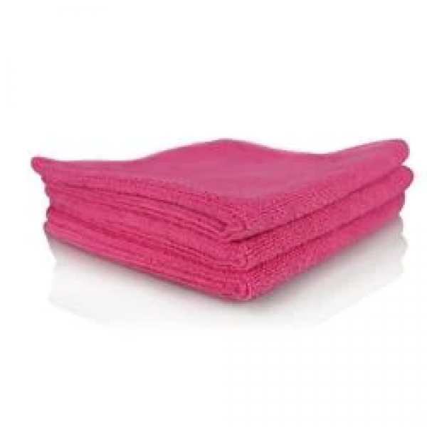 Ultrafine Microfiber Towels, Pink (15"X15"; 3 Pack)
