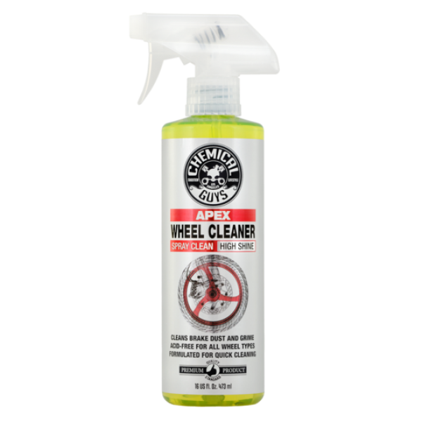 APEX WHEEL CLEANER SPRAY ON, WIPE OFF WHEEL AND TIRE CLEANER FOR MOTORCYCLES